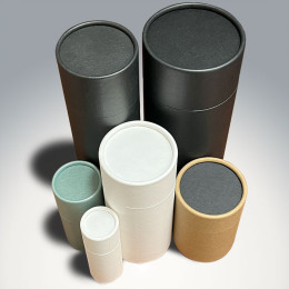Cardboard tubes bottles
