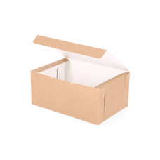 Classic Cake Box 220x150x100 mm Natural Brown (100-pack)