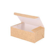 Classic Cake Box 215x127x75 mm Natural Brown (100-pack)