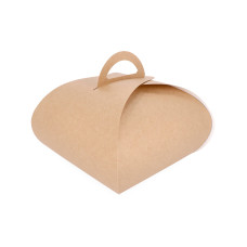 Cake box Tulip 250x250x190  mm Brown (25-pack)