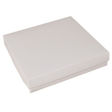 Sober-series box and lid 125x125x32 mm white (100-pack)