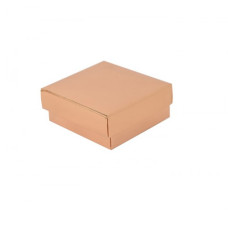 Sober-series box and lid 78x82x32 mm gold (100-pack)
