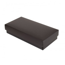 Sober-series box and lid 159x78x25 mm black (100-pack)
