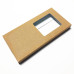 Box for chocolate bars 160x80x15 mm natural brown(100-pack)