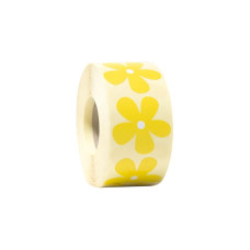 Flower Yellow 42x42 mm (1000-pack)