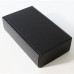 Gift box Linen embossed 340x180x90mm black 2 bottles (30-pack)