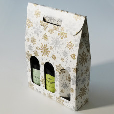 Bottle box window 270x90x385mm Print Crista 3 bottles (30-pack)