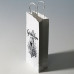 Bottle bag with custom print, twisted handles 150x80x395 mm white (100-pack) Bottle bag with custom print, twisted handles 150x80x395 mm white (100-pack)