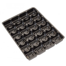 Insert 220x160x20 mm 24p black (100-pack)