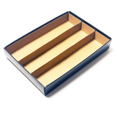 Insert in files 159x112x19 mm natural brown cardboard (100-pack)