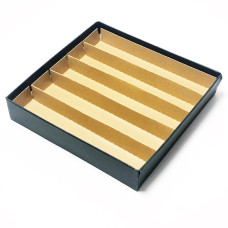 Insert in files 160x160x19 mm natural brown cardboard (100-pack)