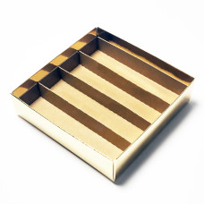 Insert in files 125x125x19 mm natural brown cardboard (100-pack)