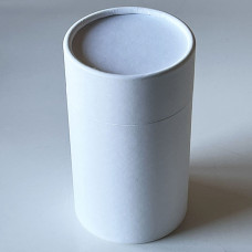 Cardboard tube white food approved 66x120mm 25-pack