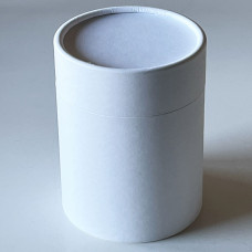 Cardboard tube white food appr 66x90mm 25-pack
