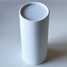 Cardboard tube white food approved 66x150mm 25-pack