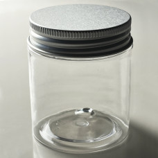 Plastic can with alu lidØ95x100mm 500ml, 6-p