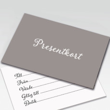 Presentkort standard 100-pack