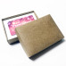 Box for gift card 112x82x25 mm brown nature incl insert (100-pack)