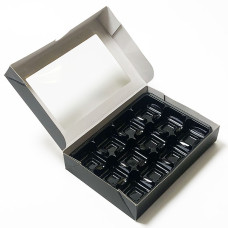 QuickBox 159x112x30 mm black (250-pack)