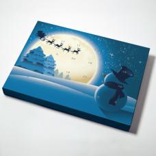 Adventskalender Snowman 365x260x35 mm (25-pack)