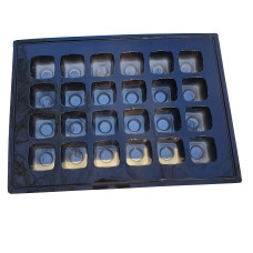 Insert 159x112x20 mm 12p black (100-pack)