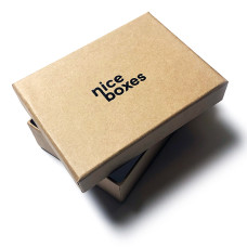 Brilliance box and lid 112x82x32 mm natural brown