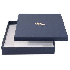 Brilliance box and lid 125x125x30 mm blue