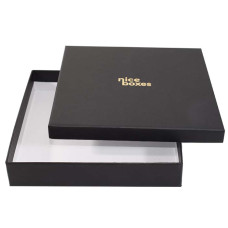 Brilliance box and lid 125x125x30 mm black