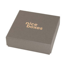 Brilliance box and lid  80x80x23 mm grey