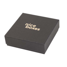 Brilliance box and lid  80x80x23 mm black