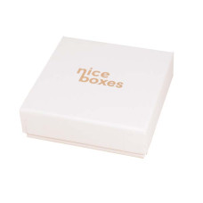 Brilliance box and lid  80x80x23 mm white