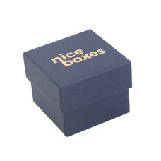 Brilliance box and lid 50x50x40 mm blue