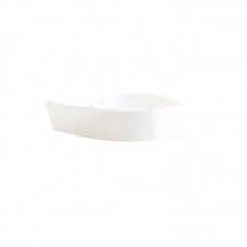 Gift ribbon glossy white 10mm, 250m/roll