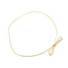 Sober Elastic cord 16" gold (50-pack)